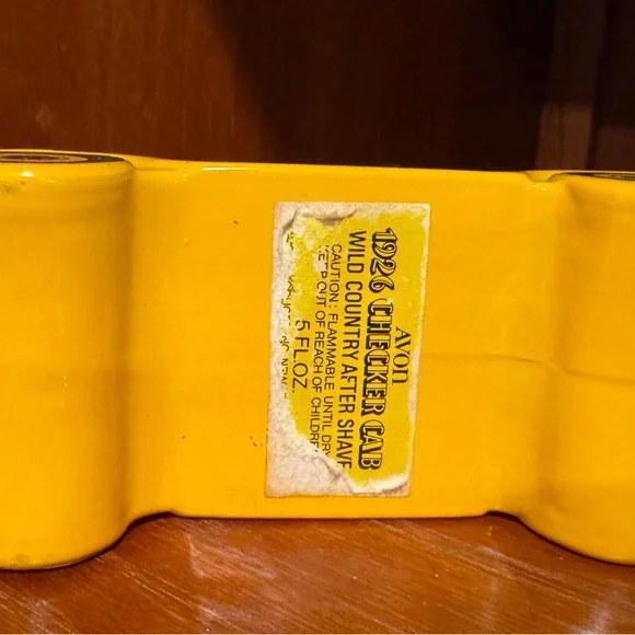 Vintage 1926 Checkered Cab AVON After Shave Bottle - Picture 5 of 6